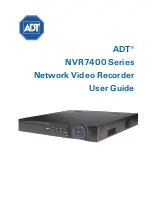 ADT NVR7400 Series User Manual preview