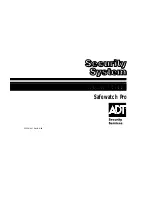 Предварительный просмотр 1 страницы ADT SAFEWATCH PRO User Manual