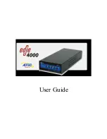 Adtec Edje 4000 User Manual preview