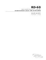 Предварительный просмотр 1 страницы Adtec RD-60 User Manual