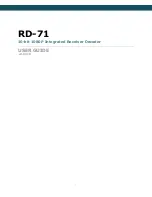 Adtec RD-71 User Manual предпросмотр