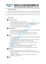 Preview for 3 page of Adtech ADT-RC400 User Manual