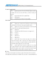 Preview for 98 page of Adtech CNC9640 Programming Manual