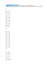 Preview for 147 page of Adtech CNC9640 Programming Manual