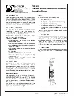 Preview for 1 page of Adtech TCX 226 Instruction Manual