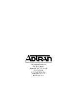 Предварительный просмотр 2 страницы ADTRAN 1200060L1 User Manual