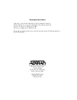 Preview for 2 page of ADTRAN 1200275L1 User Manual