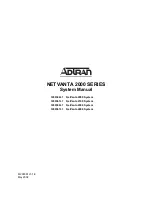 Предварительный просмотр 1 страницы ADTRAN 1200361L1 System Manual