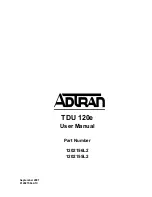 Preview for 1 page of ADTRAN 1202155L1 User Manual