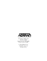 Предварительный просмотр 2 страницы ADTRAN 1212010 User Manual