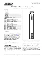 ADTRAN 1225236L1 Installation And Maintenance Practice предпросмотр