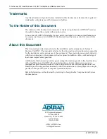 Предварительный просмотр 2 страницы ADTRAN 1287722G1 Installation And Maintenance Manual