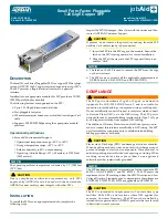 Предварительный просмотр 1 страницы ADTRAN 1442300G1 Installation Instructions