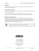 Preview for 2 page of ADTRAN 1702594G1 NetVanta 1234 Hardware Installation Manual