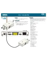 ADTRAN 20 Ohm Adapter Specification Sheet preview