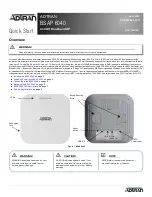 ADTRAN BSAP 6040 Quick Start Manual preview