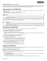 Предварительный просмотр 5 страницы ADTRAN BSAP 6040 Quick Start Manual
