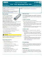 Preview for 1 page of ADTRAN BVL3AH1D Series Quick Start Manual