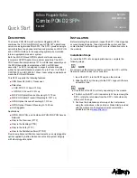 ADTRAN Combo PON D2 SFP+ Quick Start preview