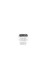 Предварительный просмотр 2 страницы ADTRAN DSU 56/64 User Manual