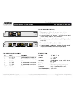 ADTRAN Dual T1/PRI Quick Start Manual предпросмотр