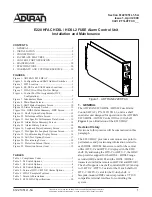 ADTRAN E220 HFAC HDSL Installation And Maintenance Manual предпросмотр