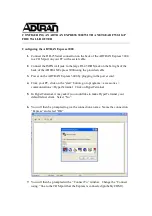ADTRAN Express 3000 Quick Start Manual предпросмотр