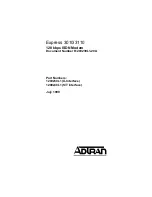 Предварительный просмотр 1 страницы ADTRAN Express 3010 Manual