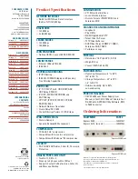 Предварительный просмотр 2 страницы ADTRAN Express 4200 Specifications