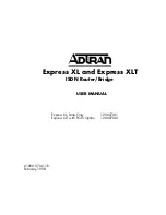 Предварительный просмотр 1 страницы ADTRAN Express XL 1200070L1 User Manual