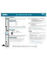 Предварительный просмотр 1 страницы ADTRAN /FXS/FXO 850 Quad Job Aid