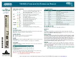 ADTRAN HDSL4 T200 H4TU-R Specifications preview