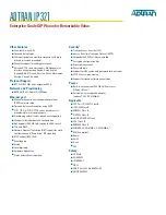 Предварительный просмотр 3 страницы ADTRAN IP 321 Brochure & Specs