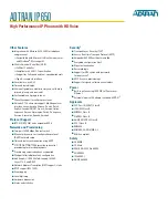 Preview for 3 page of ADTRAN IP 650 Specifications