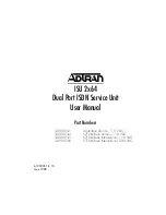 ADTRAN ISU 2X64 User Manual предпросмотр