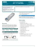 Предварительный просмотр 1 страницы ADTRAN jobAid+ SFP+ 11.3 G BIDI 20KM Manual