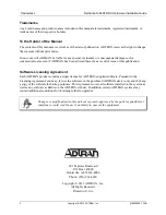 Предварительный просмотр 2 страницы ADTRAN NetVanta 1224STR PWR Hardware Installation Manual