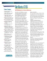 Preview for 1 page of ADTRAN NetVanta 1355 Specifications