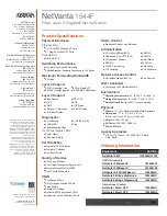 Предварительный просмотр 2 страницы ADTRAN NetVanta 1544F Datasheet