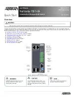 Preview for 1 page of ADTRAN NetVanta 1561i-04 Quick Start Manual