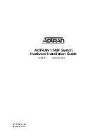 ADTRAN NetVanta 1748F Series Hardware Installation Manual preview