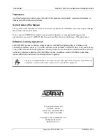 Предварительный просмотр 2 страницы ADTRAN NetVanta 3120 Hardware Installation Manual