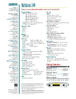 Предварительный просмотр 2 страницы ADTRAN NetVanta 344 Specification Sheet