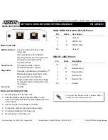 ADTRAN NetVanta SHDSL Network Interface Module Quick Start Manual предпросмотр