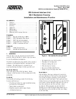 ADTRAN NIU3 Installation And Maintenance Practice предпросмотр