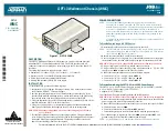 Preview for 1 page of ADTRAN OPTI-3 WMC Quick Start Manual