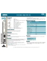 Предварительный просмотр 1 страницы ADTRAN T200 SHDSL Specifications