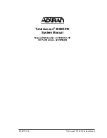 ADTRAN Total Access 3010 System Manual preview