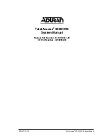 Preview for 1 page of ADTRAN Total Access 3010 System Manual