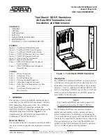 ADTRAN Total Reach DDS-R Installation And Maintenance Manual предпросмотр